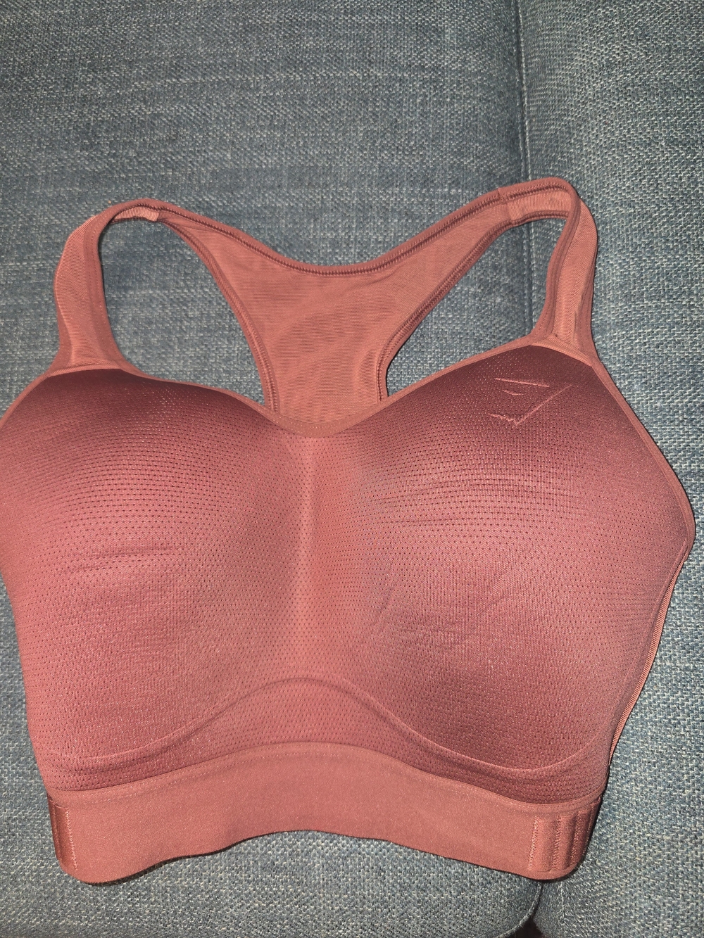 Gymshark Women's High Impact Racerback Sports Bra - Rust